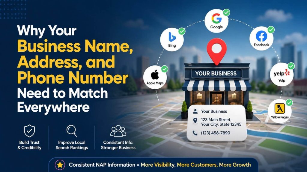Why Your Business Name, Address, and Phone Number Need to Match Everywhere