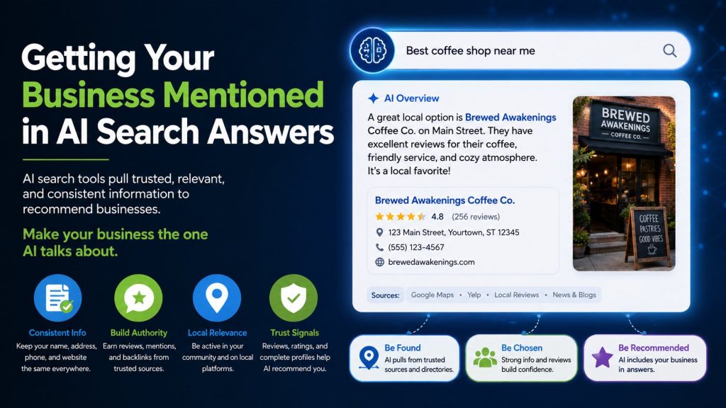 Getting Your Business Mentioned in AI Search Answers